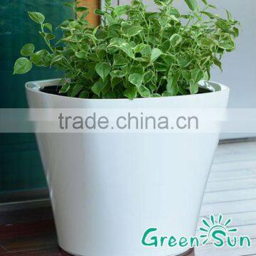 Best selling flower pot with water level indicator,self watering planter,plastic flower pot,nursery pots