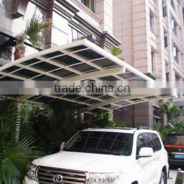 Polycarbonate steel carports with ISO and CE Certificate