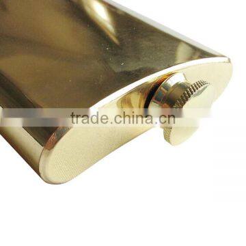Gold Plated Stainless Steel Hip Flask photo-2