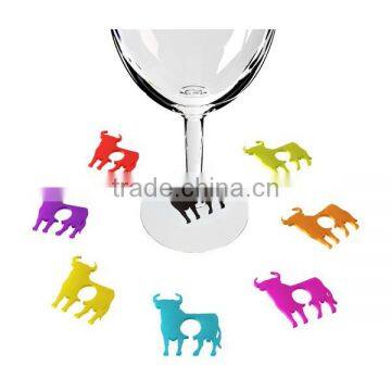 Slicone Ice Shot Goblet Glass Markers for Party photo-4