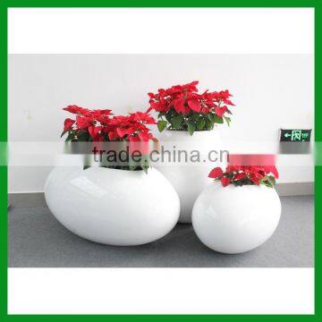 FO-326 Modern Style Fiberglass Flower Pots Set