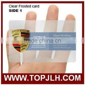 50 Sheet/ Bag Tranparent ID PVC Cards of PET Material photo-2