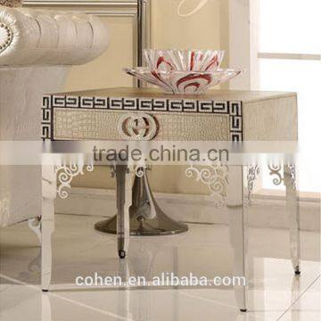 Cheap Price Stainless Steel High End Side Table/modern Furniture Corner Table