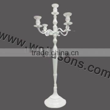 Wholesale Hot white candelabra for wedding decoration