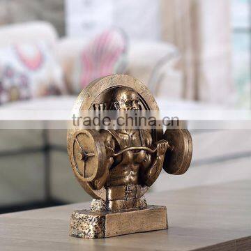 Custom Antique Bronze Bust Weightlifting Championship Trophies photo-3