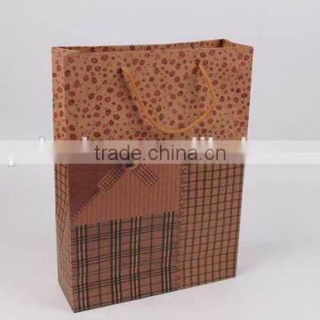 Printed Foldable Gift Bag / Retro Look Shopping Paper Bag photo-3