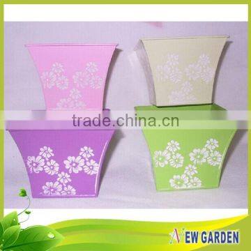 Different Sizes/Shapes Office Desk Flower Pots In Colorful Customize Design photo-2