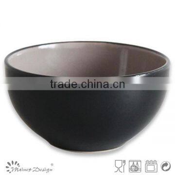 New Products Wholesale Two Tone Ceramics Cereal Bowl photo-2