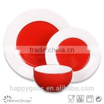 16pcs Round Shape New White Porcelain Dinner Set photo-2