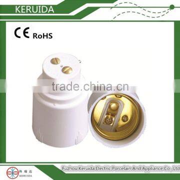B22-E27 porcelain lampholder adaptor/lamp socket converter adapter