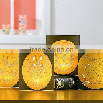 Event & Party Supplies LED Luminary Halloween Decorative Cutout Paper Lanterns