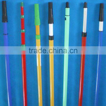 colourful multi-sections extension poles with PVC or painting