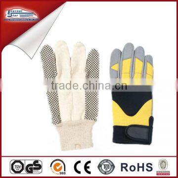 Men's 8OZ cotton with PVC dotted Glove