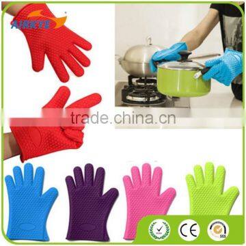 Baking Cooking Oven Mitt Grip Heat resistant Pot Silicone Holder Glove