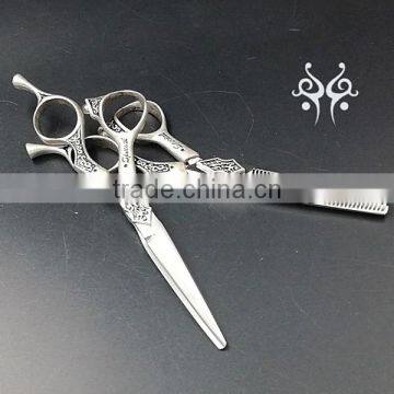QJ-HS145 Hair Dressing Scissors Without Hook Professional Barber Scissors photo-5