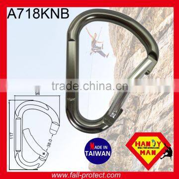 Rock Mountaineer Climbing 22KN HMS Type Carabiner Made Of Aluminum photo-3
