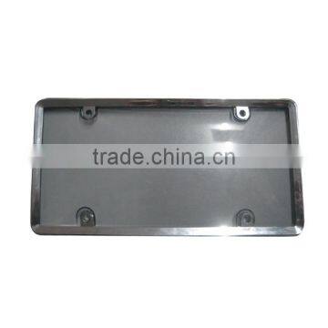 USA Chromed Plastic Car License Plate Frame