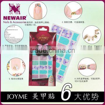 Bling Bling Style Nail Wrap Sticker/easily Stick Nail Wrap Sticker photo-4