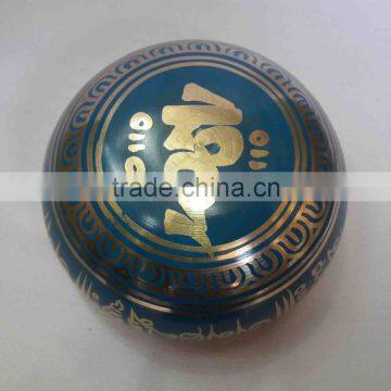 Best Selling Symbolic Colored Tibetan Healing Meditation Singing Bowl photo-4
