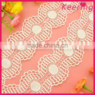 hot sale embroidery lace curtain fabric WLC-300