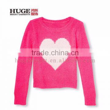 Long Sleeve 100% Cotton V-Neck Knit Sweater