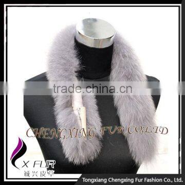CX-S-84D Wholesale Cute Scarf/ Ladies Genuine Fashion Real Fox Fur Scarf photo-5