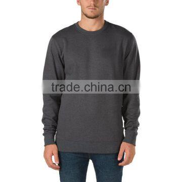 Full Patched Customizable Crew Long Sweatshirt Patch Logo Screen Prints Long Sleeve Tee 65% Cotton 35% Polyester Fleece Material photo-3