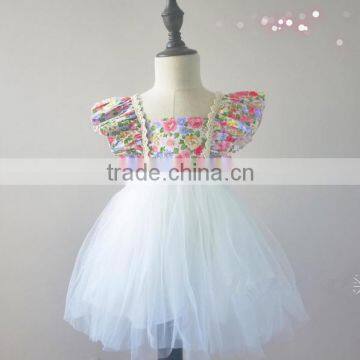 Summer Children Frocks Model Design 6 Years Small Girl Baby Clothes Fashion Dress