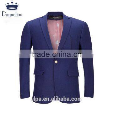 Daynoliao Men Blazer Designer Blue Jacket Slim Fit Casual Men's Suit Blazer photo-4