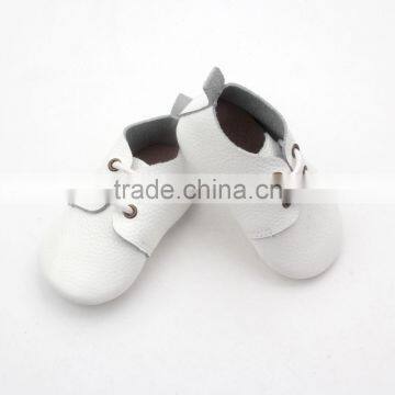 Shenzhen Baby Happy White Leather Baby Oxford Shoes photo-2