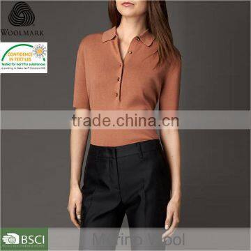 Fancy custom ladies tops latest design ,women shirt ladies wool blouses