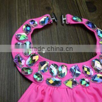 M860 Runwaylover2016 Ladies Sexy Dazzling Diamond Bikini One Piece Swimwear photo-6