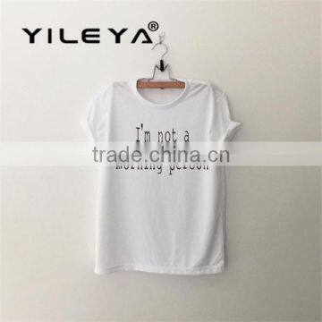 Fashionable Top Quality Print Polyester T-shirt photo-2