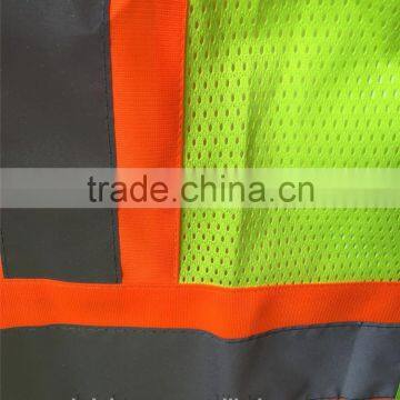 ANSI/ISEA107 hi Vis Mesh Vest With Reflective Tape photo-3