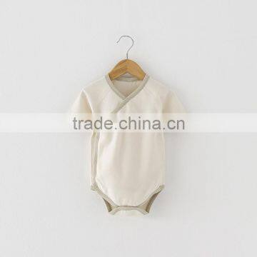 Wholesale 100% Organic Cotton Baby Bodysuit Baby Rompers Baby Clothes photo-3