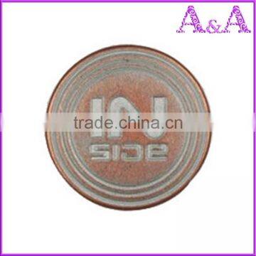 20mm Flat design brass jeans buttons in high quality for Pakistan market