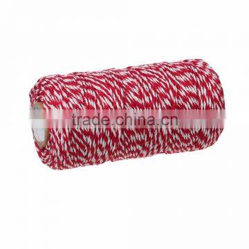 Wholesale High Quality Colored Red Stripe Cotton Jewelry Sewing Thread Cord photo-3