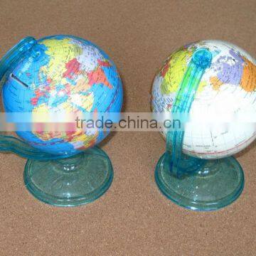 Globe coin bank