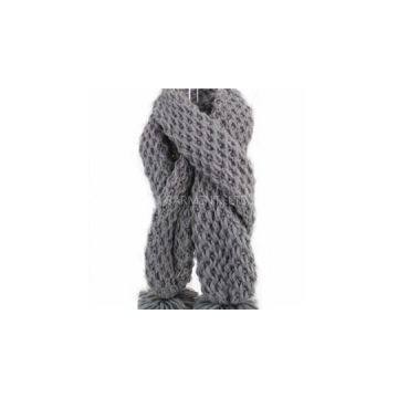 Simple Solid Weave Scarf Cotton knitting scarf /shawl China manufacturer