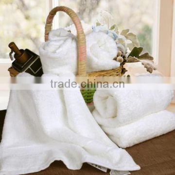 100% cotton white hotel bath towel