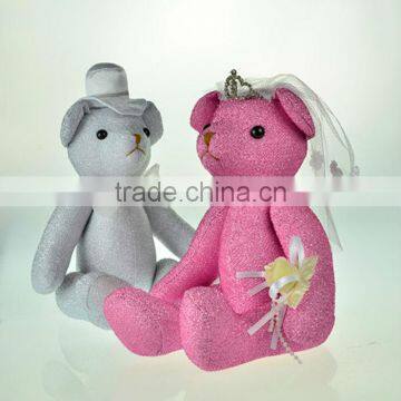 2013 new plush couple wedding doll bears toy