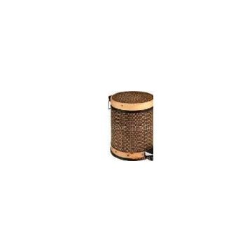 rattan made by machine trash can