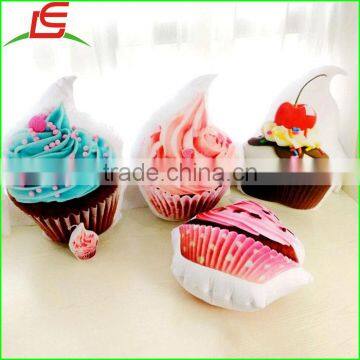 3D ice cream cushion cupcake Dakimakura stuffed plush pillow