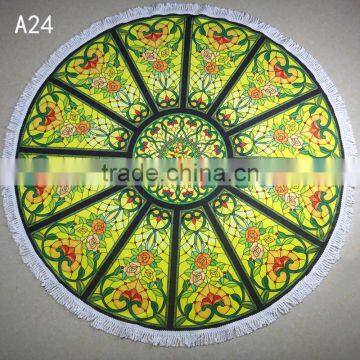 330g Swan Printed Round Beach Towel/jkr Muti Design Round Table Towel Shawl Yoga Mat Bath Towel Beach Towels/ Beach Towels photo-5
