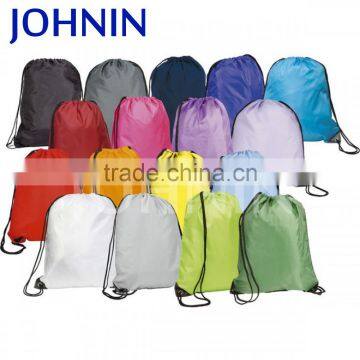 Hot sale cheap various styles custom recycled nylon drawstring bags