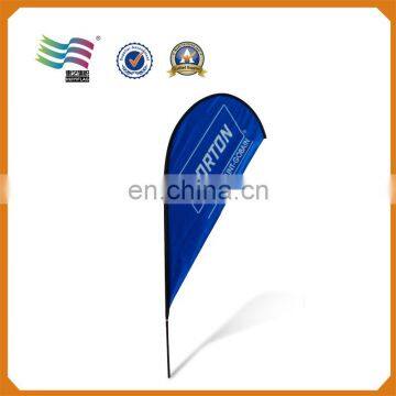 Factory supply csutom logo fiberglass advertising teardrop flags