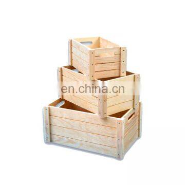 Custom Design Large Various Colour Fancy Square Shape Fumigated Wooden Crate photo-5