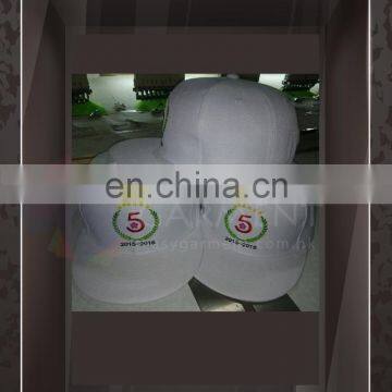 Custom your own company Logo Printing Japan Embriodery White color Hip Hop Street Cap