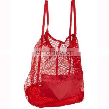 Red Color Cheap Newest Mesh Drawstring Bag