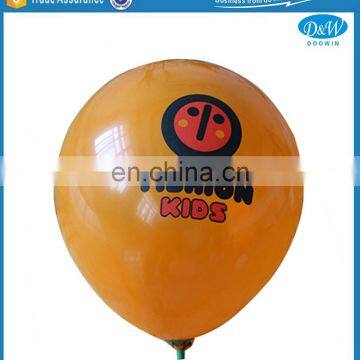 promotional printed yellow latex balloon